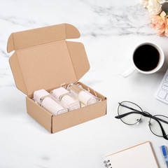 7x5x2 inch Shipping Boxes Bulk 40 Pack Brown, Tab Lock Tuck Top Mailer Boxes for