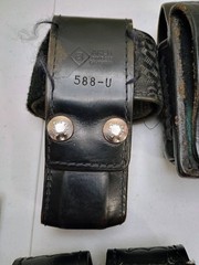 Duty Belt Accs. Flashlight Mace Double Mag Radios Key Cuff Glove Belt Keepers