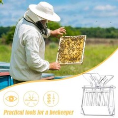5PCS/Set Clear Queen Bee Catcher Clip Cage Catching Beekeeping Equipment Plastic