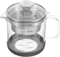 Soy Milk Filter Pot Fine Mesh Strainer with Scale 1.5L Multipurpose Soybean Milk