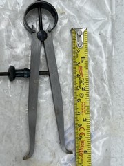 vintage ALVIN Germany Drafting Machinist 4″ inside Calipers Dividers w/ Spring