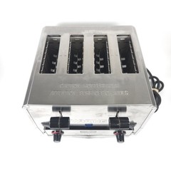 Waring Commerical WCT855 four slice bread/bagel toaster. 240VAC, 2700W w/ Plug
