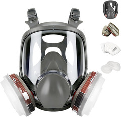 Reusable Half Facepiece, Half Facepiece with Goggle, Protection from Dust and Or