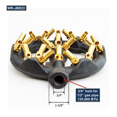 GSW Chinese Wok Range 23 Copper Tips Liquid Propane Gas Jet Burner WR-JBR23LP