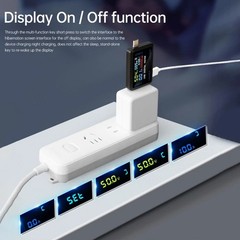 High Quality USB Type C Multimeter Voltage Current Tester with LCD Display