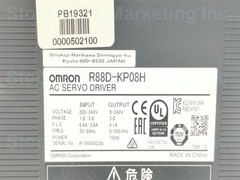 Omron R88D-KP08H R88DKP08H AC Servo Driver 0-240V 3Ø 4.1A 0-500.0Hz 750W