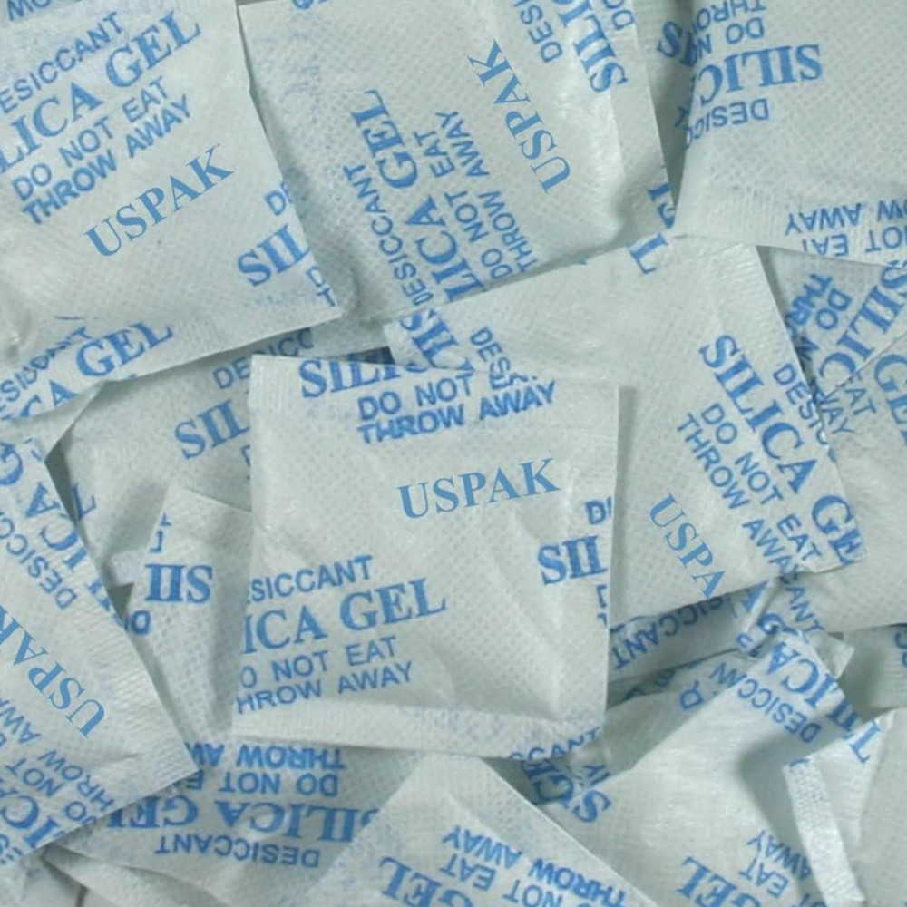 50-Pack Silica Gel 5g – Moisture Absorber for Photos, Electronics & More