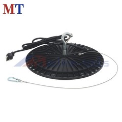 4 Pcs 150W UFO LED Lighting Fixture High Bay Light With Hook Safety Rope 18000LM