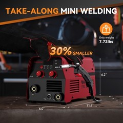 3IN1 MIG Welder 130A 110V Flux Core Gasless Portable for Home DIY Stick Lift Tig