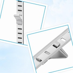 20 Pcs Heavy Duty Metal Shelving Brackets Clips Cabinet Shelf Clips Adjustable