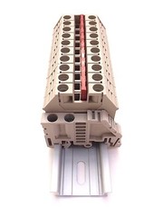 Solar Combiner Box Connector DIN Rail Terminal Blocks Dinkle 8AWG 50A 600V