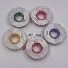 Dental Ortho Elastic Ultra Power Chain Rubber Braces Bands Long/Short/Continuous