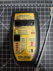 Triplett TVR10/100/1000 Byte Brothers LAN Cable Tester W/CASE *