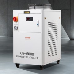 VEVOR Industrial Water Chiller CW-6000 15L 65L/min Laser Chiller with Compressor