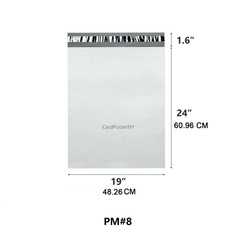 100 Pcs Poly Mailers Shipping Bag 7.5×10 9×12 10×13 12×15.5 14.5×19 19×24 24×24
