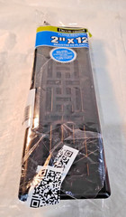 Decor Grates AJH212-BLK Oriental Floor Register, 2×12 Inches, Textured Black