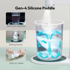 Resiners Resin Mixer, Epoxy Mixer with Electric Stand & Silicone Paddles & Li…