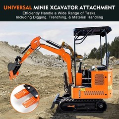 Mini Excavator Bucket, 11.4”/290MM Backhoe and Digging Bucket for Excavator