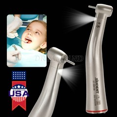 Dental 1:5 Increasing Contra Angle FG1.6mm LED Fiber Optic Handpiece SANDENT USA