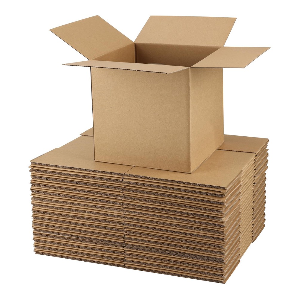 7x7x7 Shipping Boxes for Small Business, 25 Packs Corrugated Cardboard Boxes …