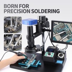 YIHUA 982 PRO Soldering Station Precision Tweezer Iron & C210 Soldering Iron Kit