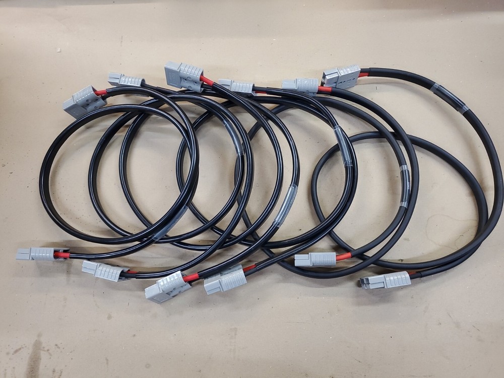 (6) total 5-ft 150cm Charging Cable 120A Battery quick disconnect harness #6