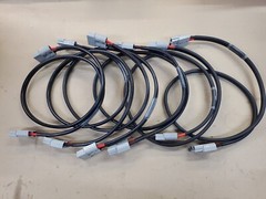 (6) total 5-ft 150cm Charging Cable 120A Battery quick disconnect harness #6