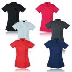 Beauty Tunic Hairdressing Spa Massage Therapist Health Work Nail Salon Uniform