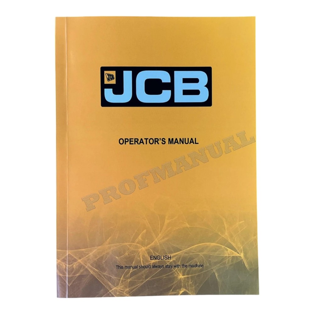 JCB 8280 8310 FASTRAC Tractor Operators Manual SN 1139400 and Up