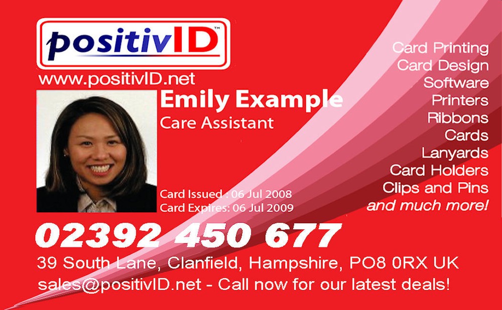 Custom Printed PVC Card Name Badge Printed PVC Plastic Credit Card Sized