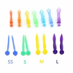 100 Pcs/Pack Dental Plastic Wedge Disposable Material Supply Wave Shape Wedge