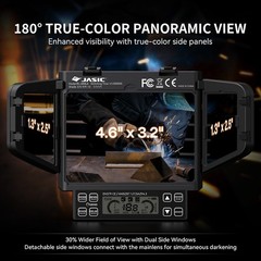JASIC RL-600LA Auto Darkening Welding Helmet/Mask/Hood True Color Panoramic View
