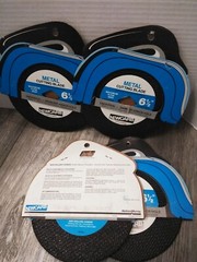 NOS NewCarb / WallaceMurray Cat#: 34010. 6½” Metal Cutting Blade ( 4PK ) U.S.A.