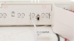 LED Exit Sign Single Sided Switchable Red Green Emergency Backup Wall Mount