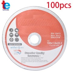 Cutting Discs 100 Pack 7″x1/16″x7/8″ Cut-off Wheel – Metal & Stainless Steel