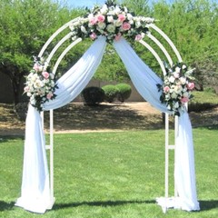 Heavy Duty Bridal Metal Wedding Arch Stunning Garden Arbor Floral Backdrop Stand