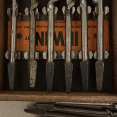 Vintage Irwin 13pc Auger Drill Bit Set – No. DM Wooden Box USA + 6 Extra Bits