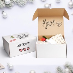 12x10x6 White Shipping Boxes Set of 15, Corrugated Cardboard Mailer Boxes for…