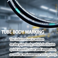 Hydraulic Hose 1/2″ with Male NPT X Male NPT, 3988 PSI,72″ Long
