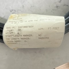Belden BYR29823 30 ft 18-3C + 20-1C Stranded Tinned Copper PVC Black