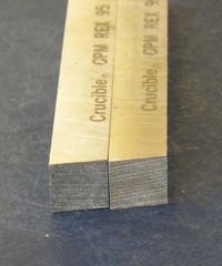 Crucible OPM REX95 Square 3/8″ x 3/8″ x 3″ Lathe Tool HSS Bit Blanks, 2 Pieces