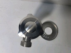 SUS 304 Angle Water Stop Valve G1/2 Male Thread 2 Way Rotary Stainless Steel