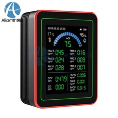10in1 18in1 Air Quality Detector PM2.5 10 PM HCHO TVOC CO2 Formaldehyde Monitor