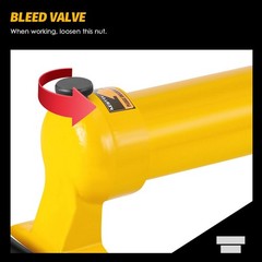 CP-700 Manual Hydraulic Hand Pump w/Oil Gauge Single Acting 9947psi