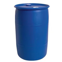 Closed Head Transport Drum, Polyethylene, 30 Gal, Unlined, Blue, Tho30