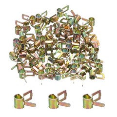 ID 5mm 3/16inch Fuel Line Hose Clips,Pipe Clamps,Spring Hose Clamp,70PCS