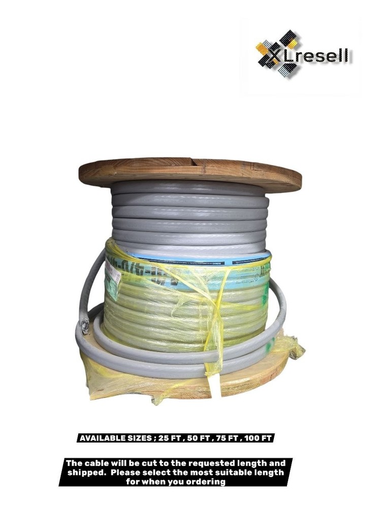 Southwire 4/0-4/0-4/0 Gray Stranded AL SEU Cable !!! SELECT LENGHT !!!