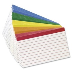 Esselte ESS04753 Color-Coded Index Cards 3×5 100 Pack Multicolor