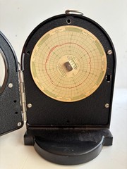 Two Mid-Century Tempscribe 24 hour Temperature Recorders – indoor and outdoor