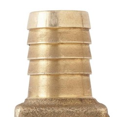 Everbilt 3/4 in. Barb x 3/4 in. MPT Brass Hydrant Insert Tee Fitting